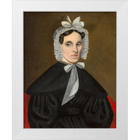 Sally Avery Olds White Modern Wood Framed Art Print by Wade, Jeptha Homer