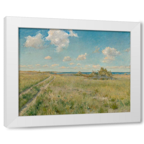 The Old Road to the Sea White Modern Wood Framed Art Print by Chase, William Merritt