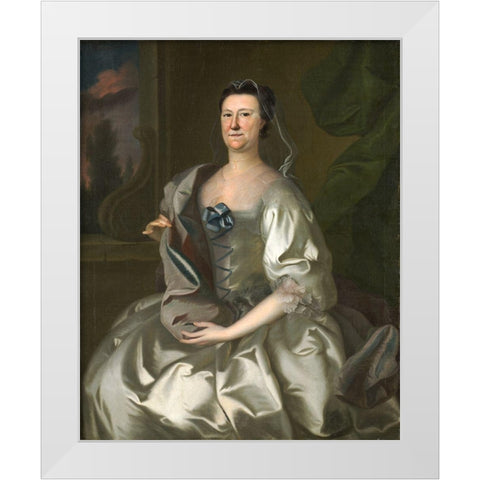 Hannah Wentworth Atkinson White Modern Wood Framed Art Print by Blackburn, Joseph