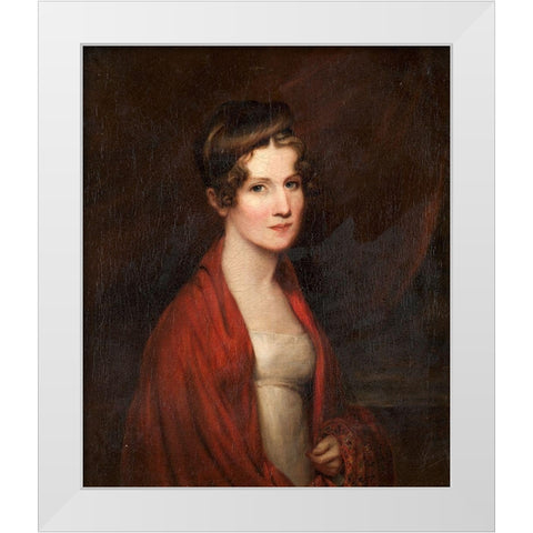 Mary Fairlie Cooper White Modern Wood Framed Art Print by Dunlap, William