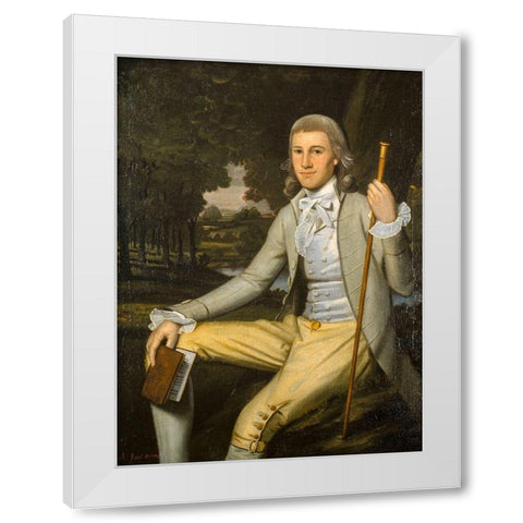 Moses Seymour Jr White Modern Wood Framed Art Print by Earl, Ralph