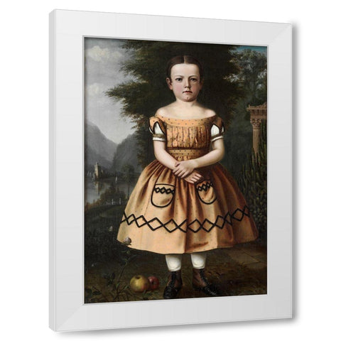 Minnie Willard White Modern Wood Framed Art Print by Willard, Archibald