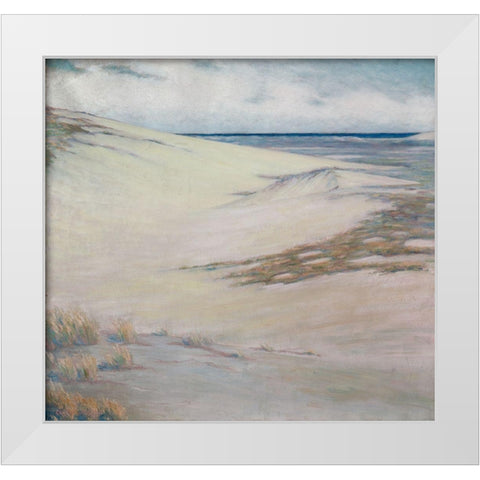Over the Dunes Cape Cod Massachusetts White Modern Wood Framed Art Print by Shackleton, Charles