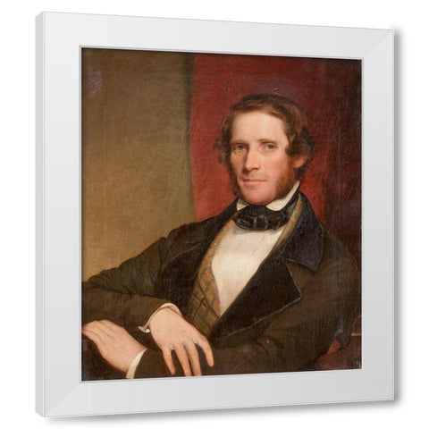 John Childe White Modern Wood Framed Art Print by Harding, Chester