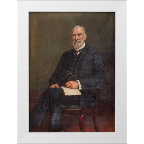 Henry C Ranney White Modern Wood Framed Art Print by Simmons, Freeman Willis
