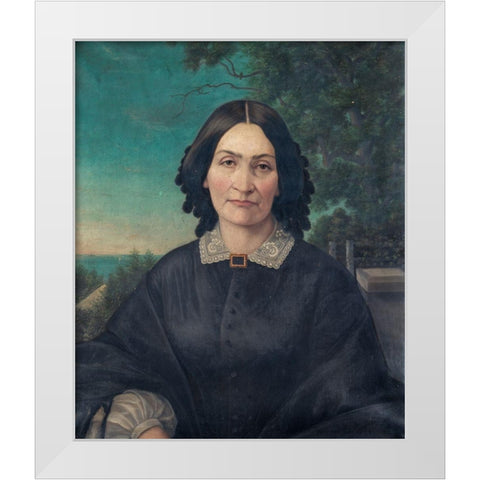 Julia Hulbert Hubbard White Modern Wood Framed Art Print by Anonymous