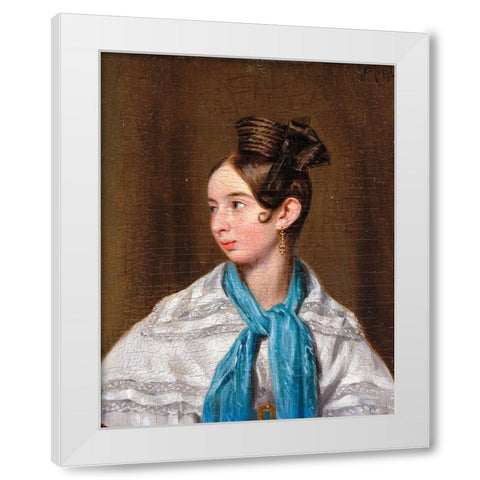 Elisa Pearson Playter White Modern Wood Framed Art Print by Wonder, Pieter Christoffel
