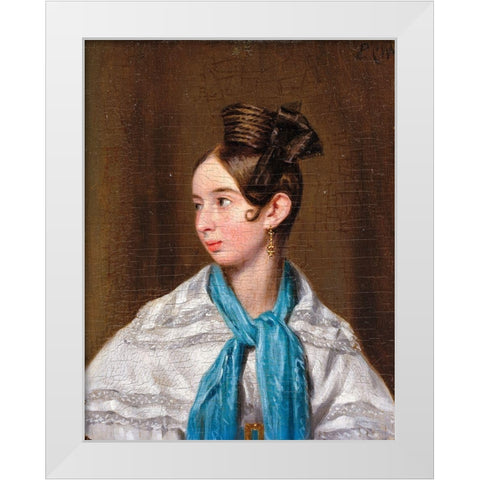 Elisa Pearson Playter White Modern Wood Framed Art Print by Wonder, Pieter Christoffel