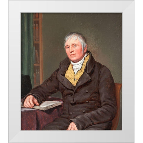 Charles Thompson White Modern Wood Framed Art Print by Wonder, Pieter Christoffel