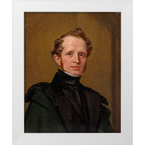 Henry Francis Playter White Modern Wood Framed Art Print by Wonder, Pieter Christoffel