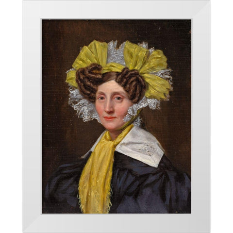 Mrs. Pearson White Modern Wood Framed Art Print by Wonder, Pieter Christoffel