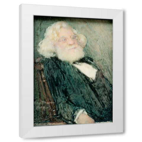 Parke Godwin 1900 White Modern Wood Framed Art Print by Thayer, Theodora W.