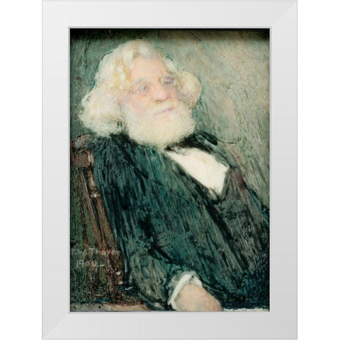 Parke Godwin 1900 White Modern Wood Framed Art Print by Thayer, Theodora W.