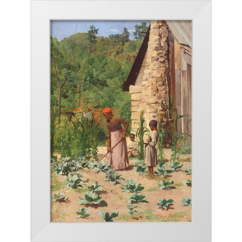The Way They Live White Modern Wood Framed Art Print by AnshutzÂ , Thomas