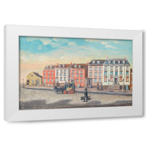 The Boot Black White Modern Wood Framed Art Print by Chappel, William P.