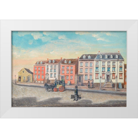 The Boot Black White Modern Wood Framed Art Print by Chappel, William P.