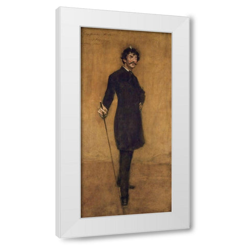 James Abbott McNeill Whistler White Modern Wood Framed Art Print by Chase, William Merritt