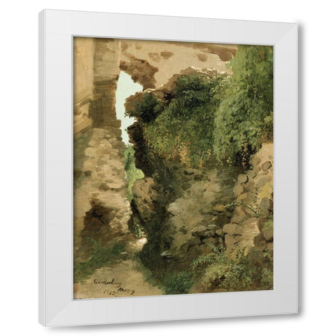 Godesberg White Modern Wood Framed Art Print by Hart, James M.