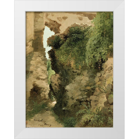 Godesberg White Modern Wood Framed Art Print by Hart, James M.