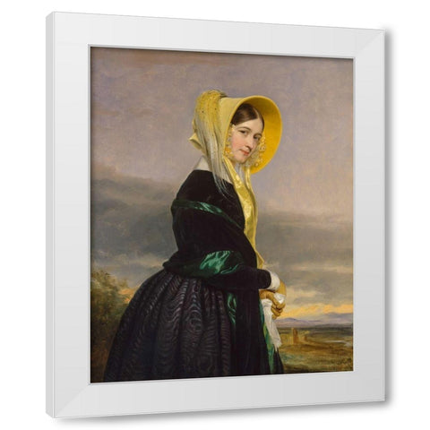 Euphemia White Van Rensselaer White Modern Wood Framed Art Print by Healy, George P. A.