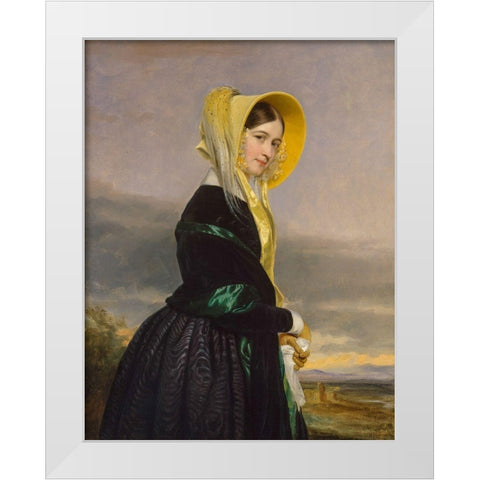 Euphemia White Van Rensselaer White Modern Wood Framed Art Print by Healy, George P. A.