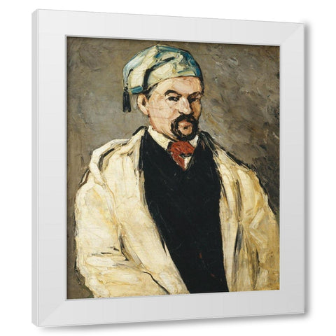 Antoine Dominique Sauveur AubertÂ  White Modern Wood Framed Art Print by Cezanne, Paul