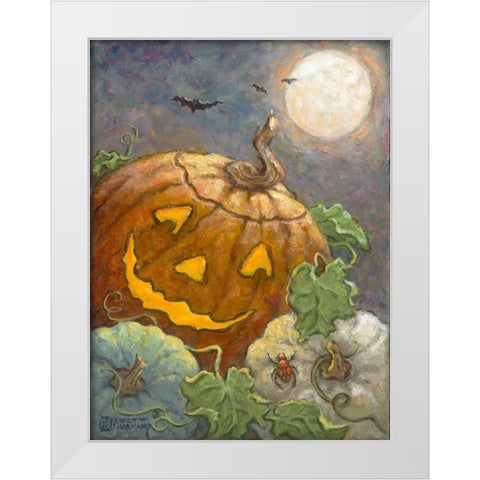 Halloween II White Modern Wood Framed Art Print by Kruskamp, Janet