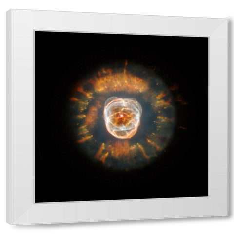 Hubble Reopens Eye on the Universe White Modern Wood Framed Art Print by NASA