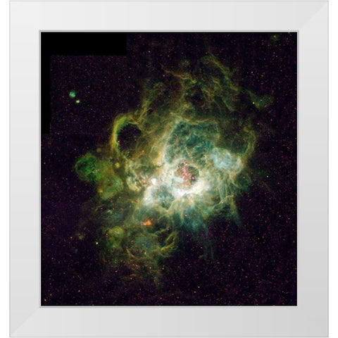 Nursery of New Stars White Modern Wood Framed Art Print by NASA