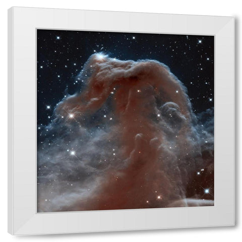 Horsehead of a Different Color White Modern Wood Framed Art Print by NASA