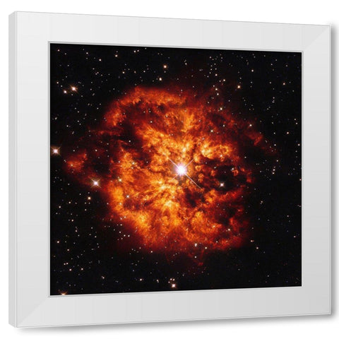 Sagittarius White Modern Wood Framed Art Print by NASA