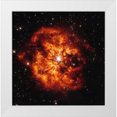 Sagittarius White Modern Wood Framed Art Print by NASA