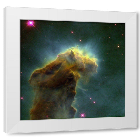 Stellar White Modern Wood Framed Art Print by NASA