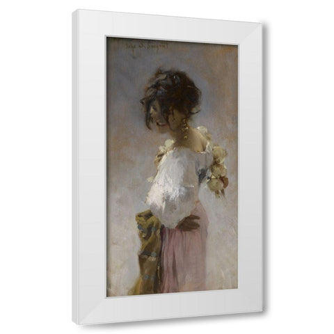 Rosina White Modern Wood Framed Art Print by Sargent, John Singer