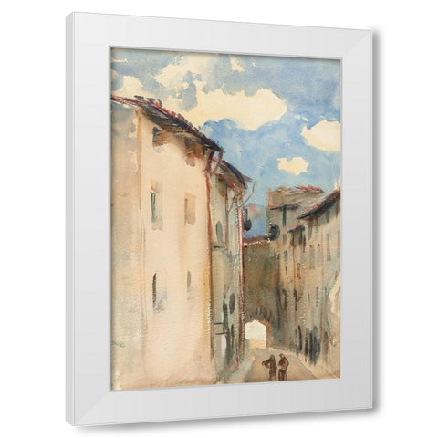 Camprodon, Spain White Modern Wood Framed Art Print by Sargent, John Singer