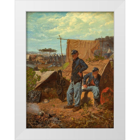 Home, Sweet Home White Modern Wood Framed Art Print by Homer, Winslow
