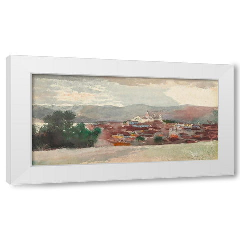 View of Santiago de Cuba White Modern Wood Framed Art Print by Homer, Winslow