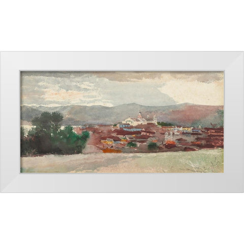 View of Santiago de Cuba White Modern Wood Framed Art Print by Homer, Winslow