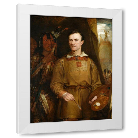 William Fisk White Modern Wood Framed Art Print by Catlin, George