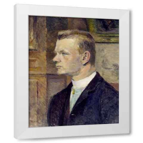 Frederick Wenz White Modern Wood Framed Art Print by Toulouse-Lautrec, Henri de