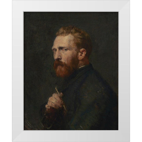 Vincent van Gogh White Modern Wood Framed Art Print by Russell, John Peter