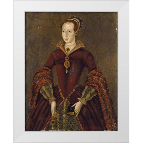 Streatham portrait White Modern Wood Framed Art Print by Unknown