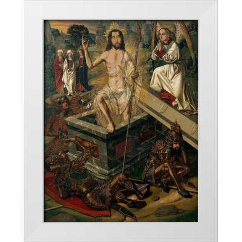 Resurrection White Modern Wood Framed Art Print by Bermejo, Bartolome