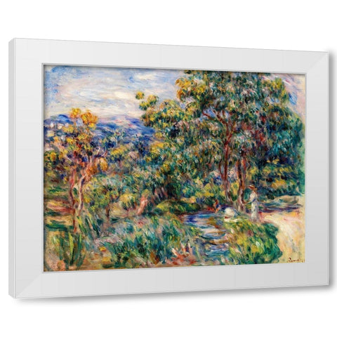 Le Beal 1912 White Modern Wood Framed Art Print by Renoir, Pierre-Auguste