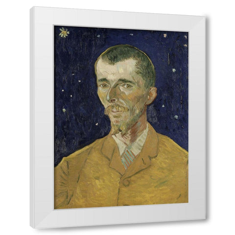 Eugene Boch White Modern Wood Framed Art Print by van Gogh, Vincent