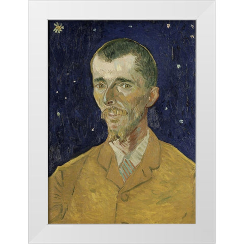 Eugene Boch White Modern Wood Framed Art Print by van Gogh, Vincent