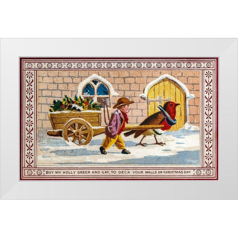 Buy My Holly White Modern Wood Framed Art Print by Anonymous