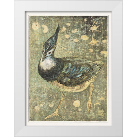 Lapwing White Modern Wood Framed Art Print by Hoytema, Theo van