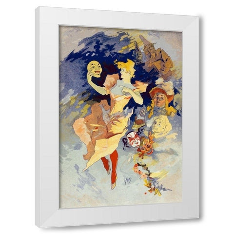 Masters of the Poster Plate 205 White Modern Wood Framed Art Print by Cheret, Jules