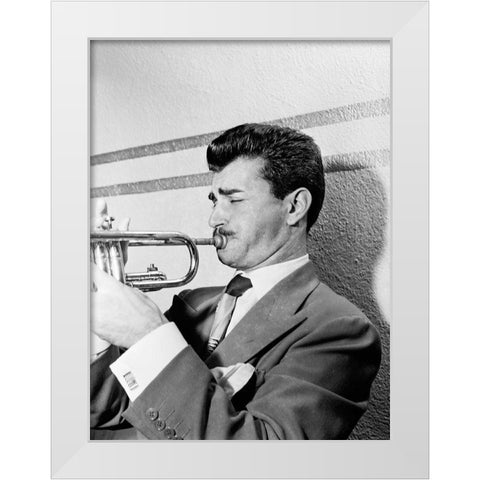 Chico Alvarez-1947 White Modern Wood Framed Art Print by Gottlieb, William